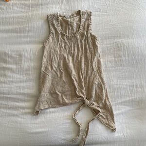 Marilu knit Tie tank top (sz L)